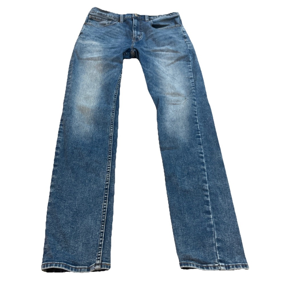 Levi's Skinny Jeans Men's Size 34x34 Medium Wash Distressed Blue